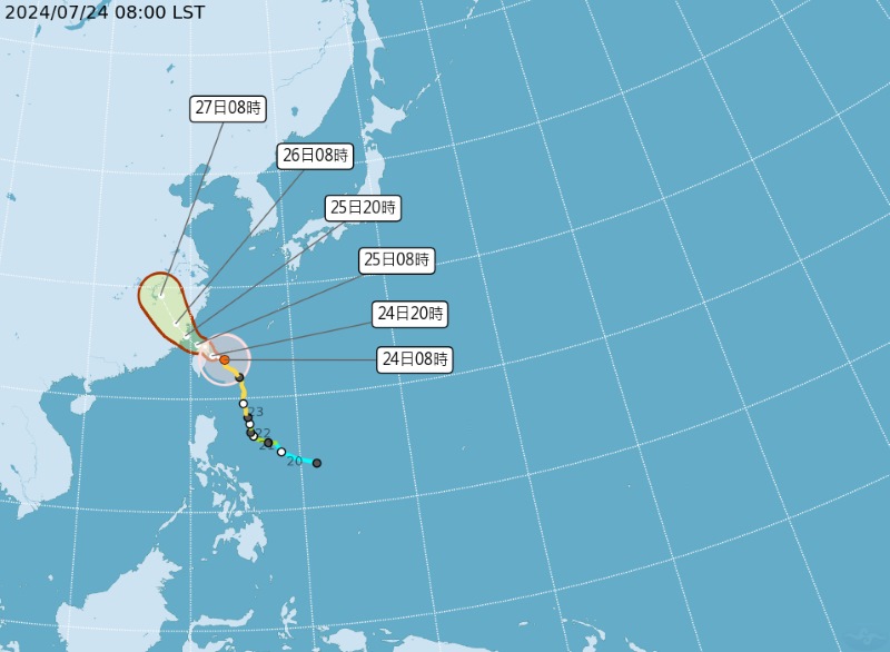 國防部:「凱米颱風災防整備」說明