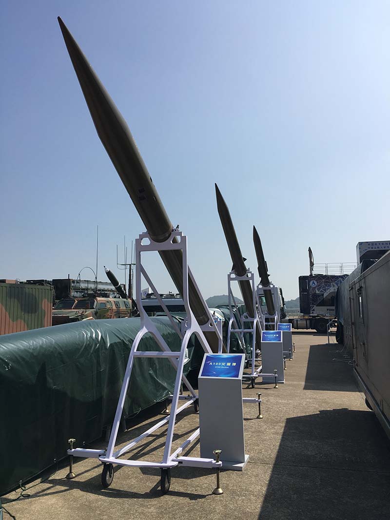 中國大陸發展的衞士型火箭射程可達400公里。圖／楊俊斌攝