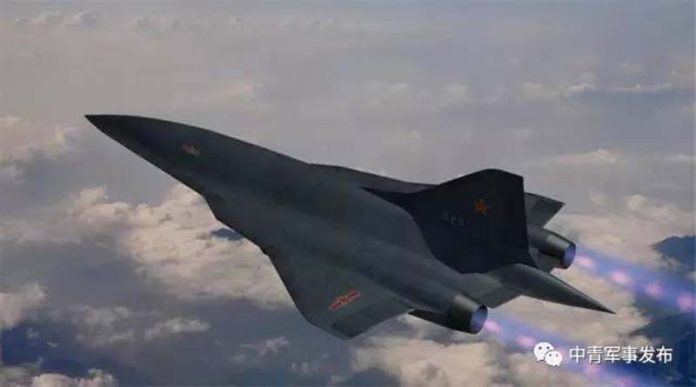 網友製作的中國轟炸機想像圖。圖／取自微博中青軍事