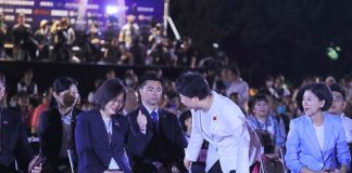 總統府出面抨擊，台中市政府承辦國慶焰火晚會當天晚間的狀況，確實造成民眾困擾。圖／引自台中市政府官網