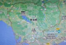 柬埔寨王國全圖。圖／Google map