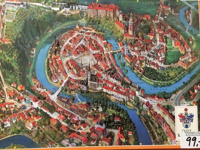 1992年契斯基庫倫洛夫（Cesky Krumlov）整個小城被UNESCO登錄為世界文化遺產。(網路)