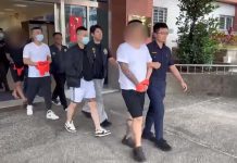 解送人犯。圖／偵查第四大隊