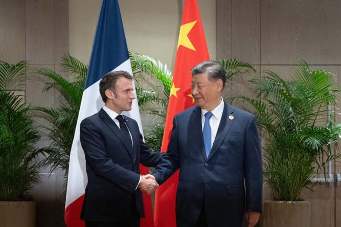 圖／取自x.com/EmmanuelMacron