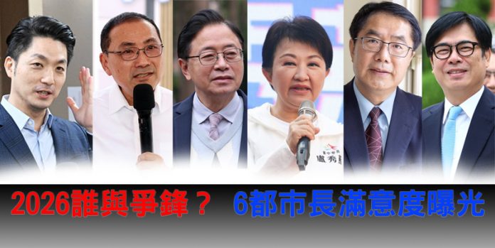 2026誰與爭鋒？ 6都市長滿意度曝光